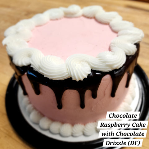 Chocolate Raspberry Cake with a Chocolate Drizzle