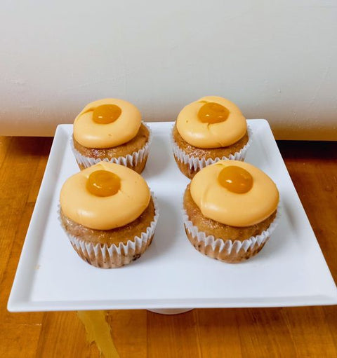Mango Sunrise Cupcakes