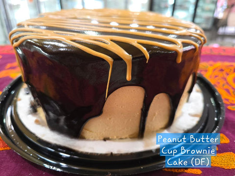 Peanut Butter Cup Brownie Cake