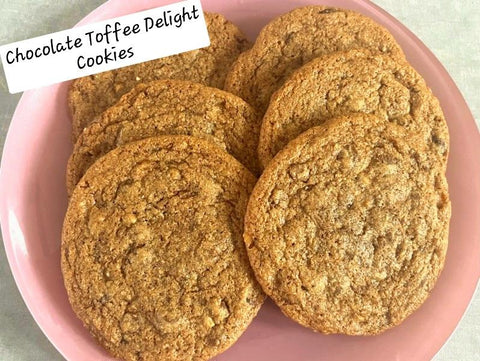 Chocolate Chip Toffee Delight Cookies 6 pack