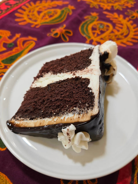 Cafe Dessert Cake Slice Chocolate Paradise