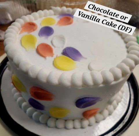 Paint Brush Strokes Cake