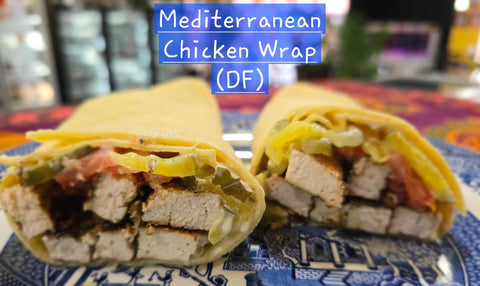 Cafe Wrap Mediterranean Chicken (DF upon Request)
