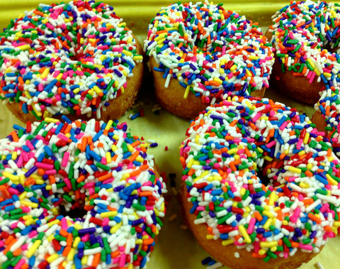 Sprinkle Donuts ( Currently Contains SOY)