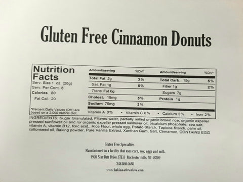 Case of Cinnamon Sugar Donuts