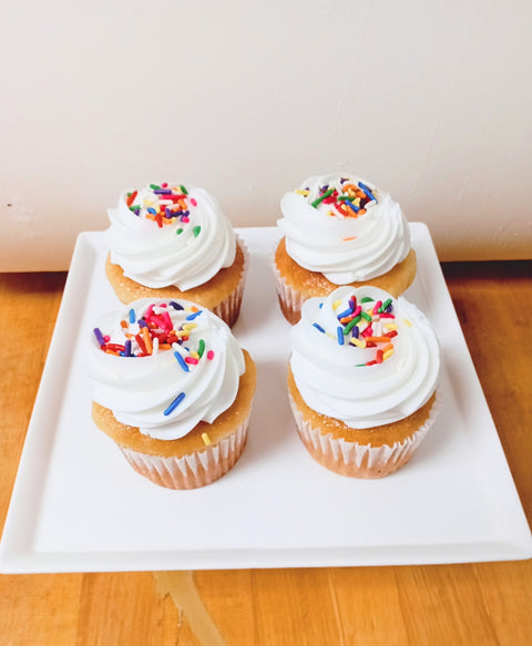 Vanilla Sprinkle Cupcakes