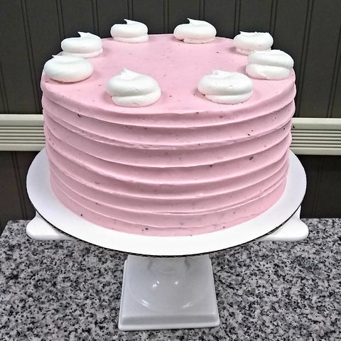 Vanilla Raspberry Cake