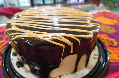 Peanut Butter Cup Brownie Cake