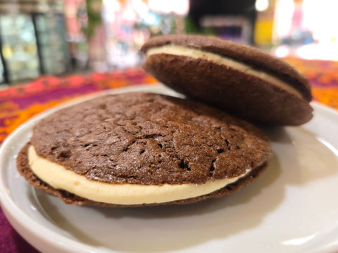 Brownie Peanut Butter Sandwich Cookie