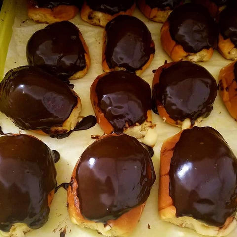 Paczki -  Custard with Chocolate 4 Pack