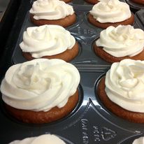 Pumpkin Cupcakes with Buttercream Frosting