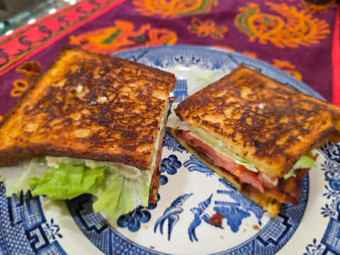 Cafe B.L.T. Bacon, Lettuce and Tomato Sandwich.  (Dairy Free upon Request)
