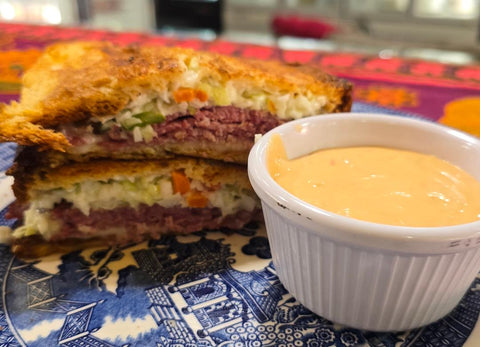 Caraway Kiss Reuben Sandwich