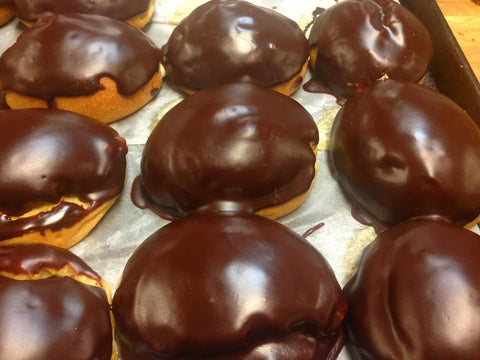 Paczki -  Custard with Chocolate 4 Pack