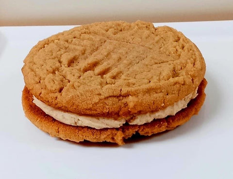 Double Peanut Butter Cookie Sandwich